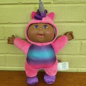 Baby Nila Cabbage Patch Kids Little Cuties 10'' Doll 2021 Pink Purple Unicorn T3